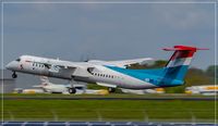 LX-LGM @ EDDR - De Havilland Canada DHC-8-402Q - by Jerzy Maciaszek