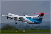 LX-LGE @ EDDR - De Havilland Canada DHC-8-402Q, - by Jerzy Maciaszek