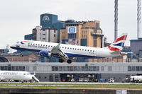 G-LCYN @ EGLC - Landing at London City Airport. - by Graham Reeve