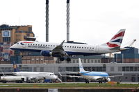 G-LCYS @ EGLC - Landing at London City Airport. - by Graham Reeve