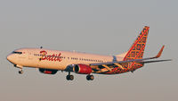 PK-LBH @ YPPH - Boeing 737-9GP(ER). Batik PK-LBH. R03 YPPH 16/06/18. The photo was taken during the Golden Hour, a setting Winter Sun.