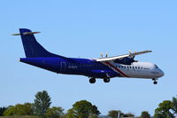 G-IACY @ EGSH - Landing at Norwich. - by Graham Reeve
