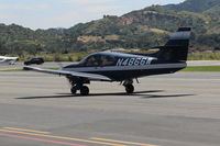 N4866W @ SZP - 1978 Rockwell 114 COMMANDER, Lycoming IO-540-T4AD, 260 Hp, taxi to Rwy 22 - by Doug Robertson