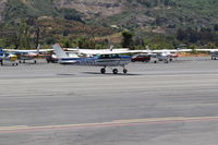 N704UT @ SZP - 1976 Cessna 150M, Continental O-200 100 Hp, takeoff roll Rwy 22 - by Doug Robertson