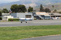 N704UT @ SZP - 1976 Cessna 150M, Continental O-200 100 Hp, taxi off the active - by Doug Robertson