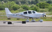 G-JRSH @ EGFH - Visiting SR-22. - by Roger Winser