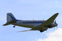 F-AZTE @ LFRU - Douglas C-47A Skytrain, On display, Morlaix-Ploujean airport (LFRU-MXN) Air show 2017 - by Yves-Q