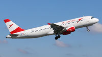 OE-LXA @ EBBR - Departing Brussels.