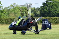 G-CICV @ EGTH - Just landed at Old Warden. - by Graham Reeve