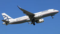 SX-DNB @ EBBR - Departing Brussels.