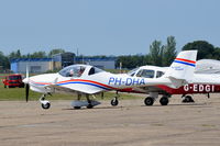 PH-DHA @ EGSU - Just landed at Duxford. - by Graham Reeve