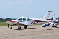 N55BN @ EGSU - Parked at Duxford. - by Graham Reeve