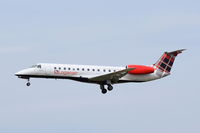 G-SAJB @ EGSH - Landing at Norwich. - by Graham Reeve