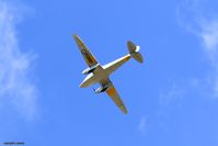 HG691 @ DUXF - Took the shot from a field near Duxford - by alan jessop