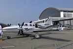 N425DK @ EDNY - Cessna 425 Conquest I at the AERO 2019, Friedrichshafen