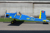 HB-YLZ @ LSPL - Taxying for its second flight at langenthal-Bleienbach airfield.