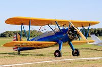 F-AZCK @ LFRU - Boeing A75N1, Static display, Morlaix-Ploujean airport (LFRU-MXN) air show 2014 - by Yves-Q