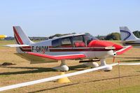 F-GKQM @ LFRU - Robin DR.400-120 Dauphin, Static display, Morlaix-Ploujean airport (LFRU-MXN) air show 2017 - by Yves-Q