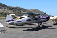 N3157N @ SZP - 1947 Cessna 120, Continental C85 85 Hp, on transient ramp - by Doug Robertson