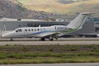 N360TD @ KBOI - Landing roll out on RWY 28L. - by Gerald Howard