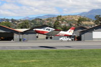 N6393C @ SZP - 1978 Piper PA-28-161 WARRIOR II, Lycoming O-320-D3G 160 Hp, another takeoff climb Rwy 22 (no such thing as a Cherokee Warrior aircraft) - by Doug Robertson