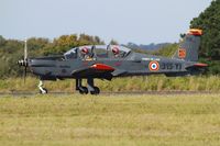 118 @ LFRU - Socata TB-30 Epsilon, Taxiing, Morlaix-Ploujean airport (LFRU-MXN) Air show 2017 - by Yves-Q