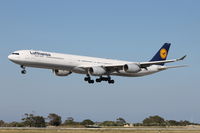 D-AIHP @ LMML - A340 D-AIHP Lufthansa - by Raymond Zammit