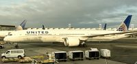 N14001 @ KEWR - First United Boeing 787-10. Just pushed back for flight to SFO
