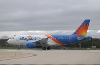 N335NV @ KRFD - Airbus A319-111 - by Mark Pasqualino