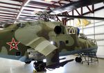 N120NX @ KLNC - Mil Mi-24D HIND-D in a hangar of the former Cold War Air Museum at Lancaster Regional Airport, Dallas County TX - by Ingo Warnecke