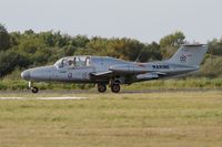 F-AZLT @ LFRU - Morane-Saulnier MS-760A, Taxiing rwy 23, Morlaix-Ploujean airport (LFRU-MXN) air show 2017 - by Yves-Q