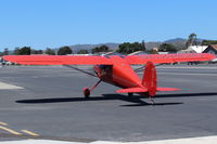 N2819N @ SZP - 1947 Cessna 140, Continental C85 85 Hp, taxi - by Doug Robertson