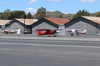 N2819N @ SZP - 1947 Cessna 140, Continental C85 85 Hp, taxi - by Doug Robertson
