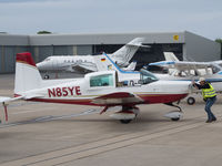 N85YE @ EGJB - Preparing for departure, Guernsey - by alanh