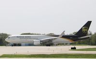 N331UP @ KRFD - Boeing 767-34AF - by Mark Pasqualino