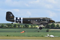 N47TB @ EGSU - Landing at Duxford. - by Graham Reeve
