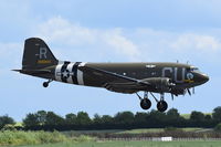 N45366 @ EGSU - Landing at Duxford. - by Graham Reeve