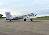 N24320 @ EGSU - Douglas DC-3A-S1C3G at Duxford. - by moxy