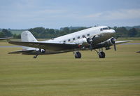 N18121 @ EGSU - Douglas DC-3A (DC-3-201) at Duxford.
