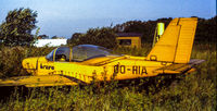 OO-HIA @ EBCI - Long term disposed at Gosselies, Belgium scan slide '80s - by joannes van mierlo