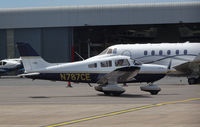 N787CE @ EGJB - N787CE taxiing at Guernsey