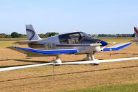 F-HAJB @ LFRU - Robin DR-400-120 Petit Prince , Static display, Morlaix-Ploujean airport (LFRU-MXN) Air show 2017 - by Yves-Q