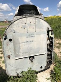 WL360 @ EGTB - Nose cone section at Booker - by Chris Holtby