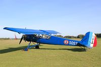 F-BIPJ @ LFRU - Morane-Saulnier MS-505 Criquet, Static display, Morlaix-Ploujean airport (LFRU-MXN) Air show 2017 - by Yves-Q