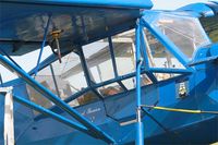 F-BIPJ @ LFRU - Morane-Saulnier MS-505 Criquet, Cockpit close up view, Morlaix-Ploujean airport (LFRU-MXN) Air show 2017 - by Yves-Q