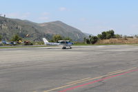 N704UT @ SZP - 1976 Cessna 150M, Continental O-200 100 Hp, taxi off the active - by Doug Robertson