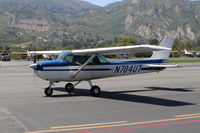 N704UT @ SZP - 1976 Cessna 150M, Continental O-200 100 Hp, taxi back - by Doug Robertson