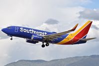 N458WN @ KBOI - Climb out from RWY 28L.