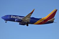 N424WN @ KBOI - Departing BOI.