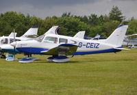 G-CEIZ @ EGTB - Piper PA-28-161 Cherokee Warrior II at Wycombe Air Park. Ex D-EIAL. - by moxy